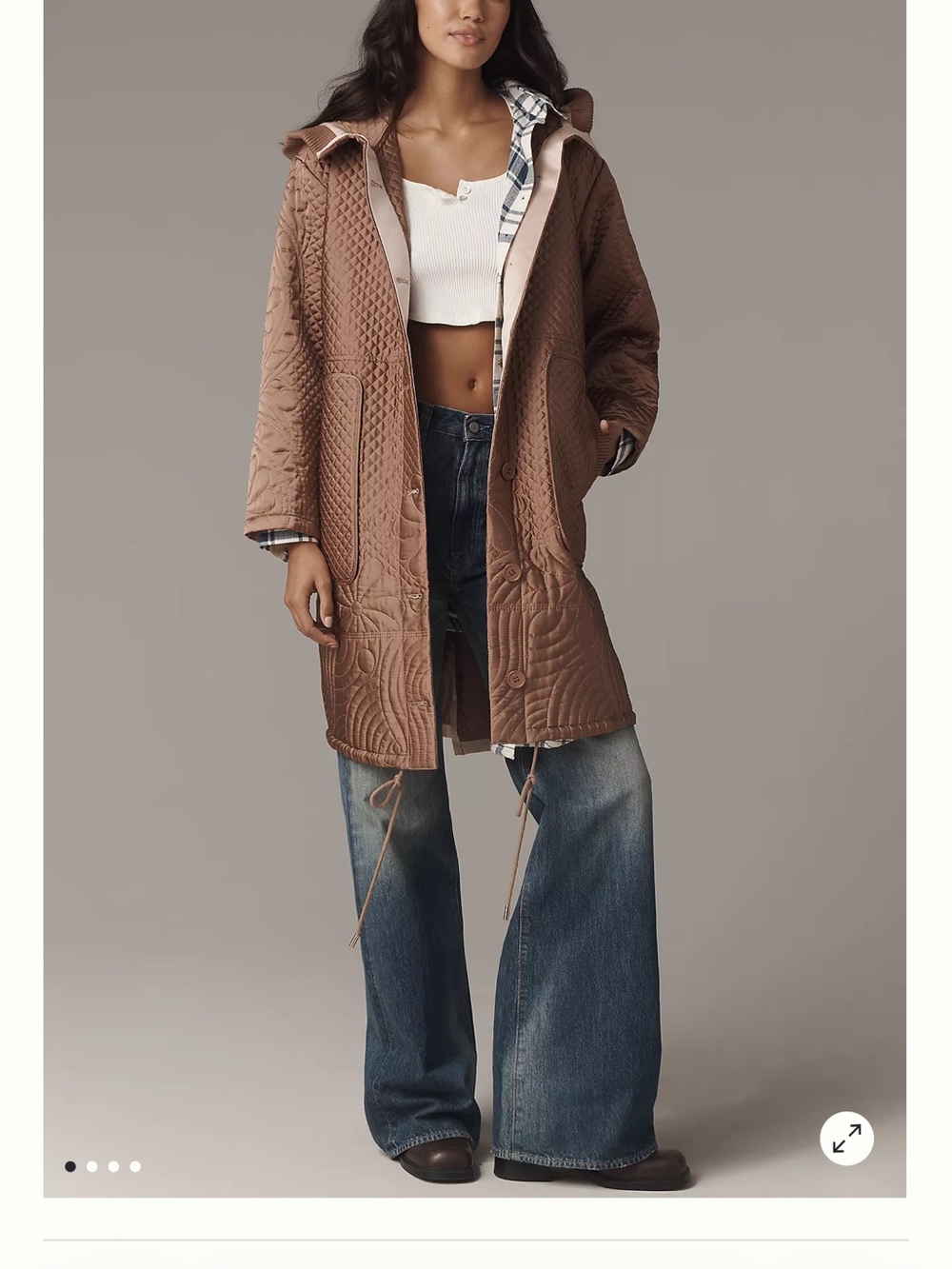 NWT Anthropologie Embroidered Coat